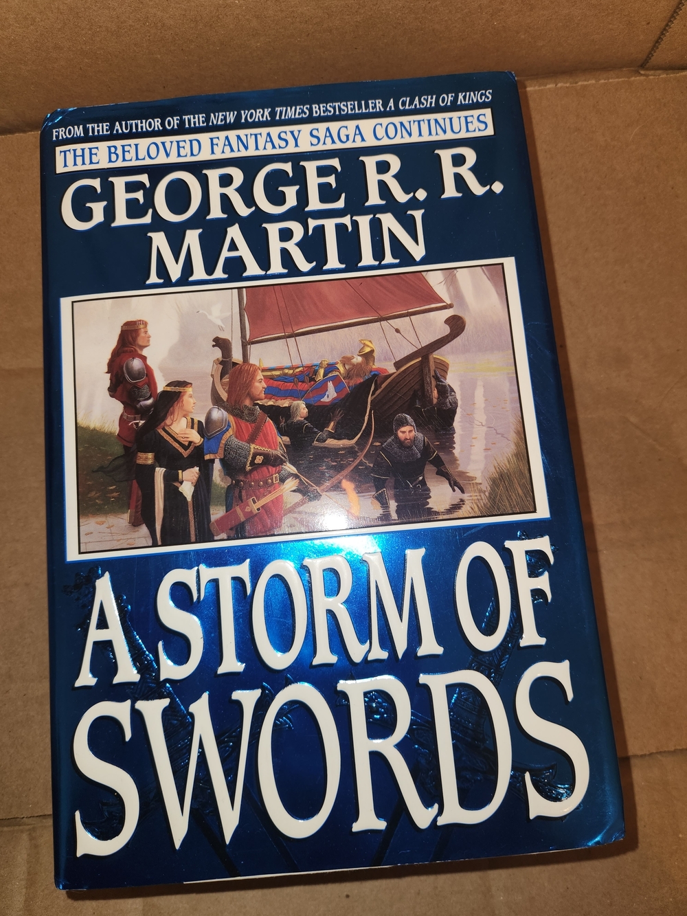 - A Storm of Swords (Blue Hardcover) SIGNED First Edition First Printing